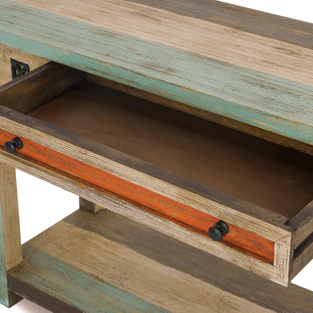 Handmade Distressed Mango Wood Console Table B519992