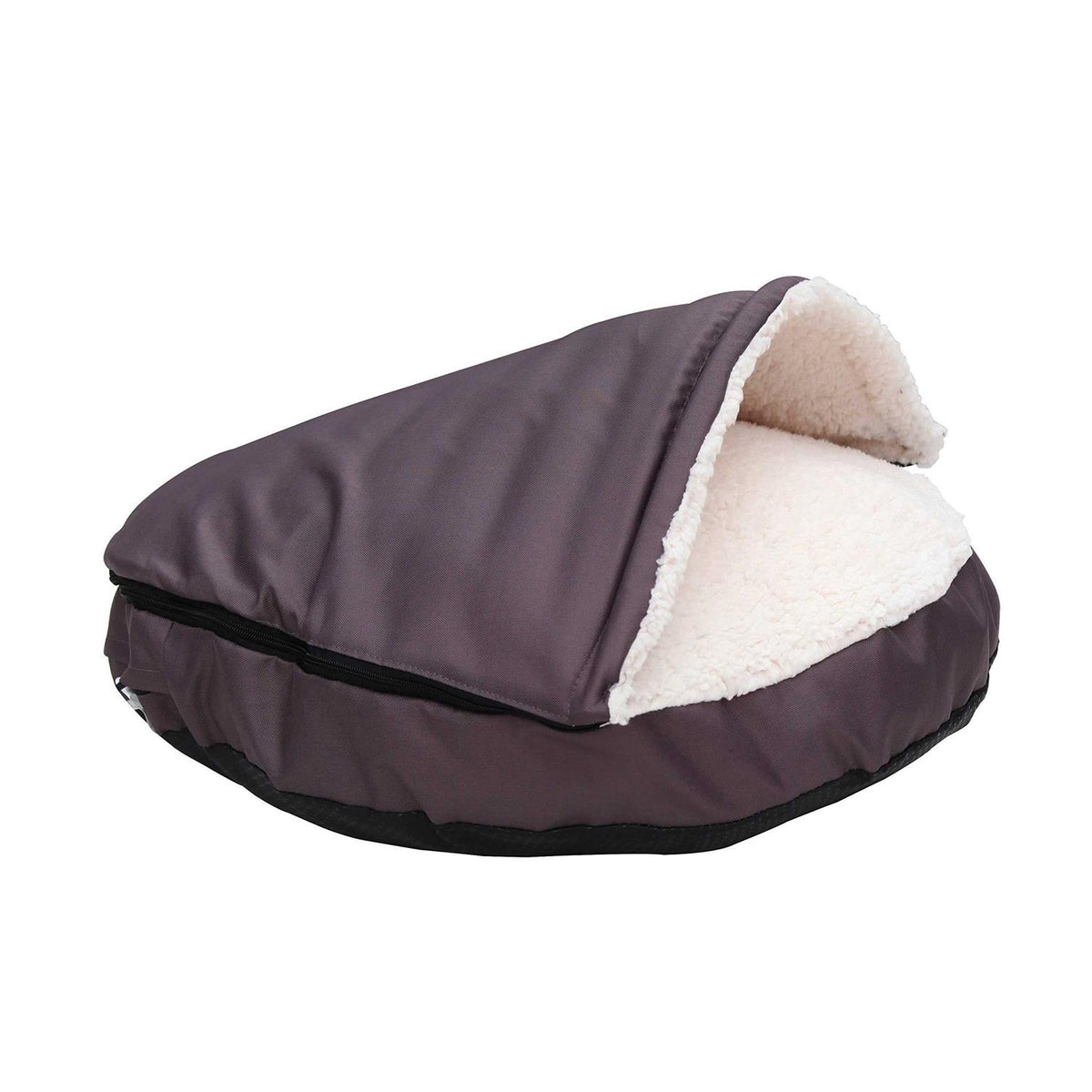 Oxford Sherpa Pet Cave and Round Pet Bed B26820
