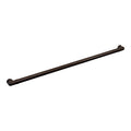 Brown Fine Texture Handrail Section with Return M289