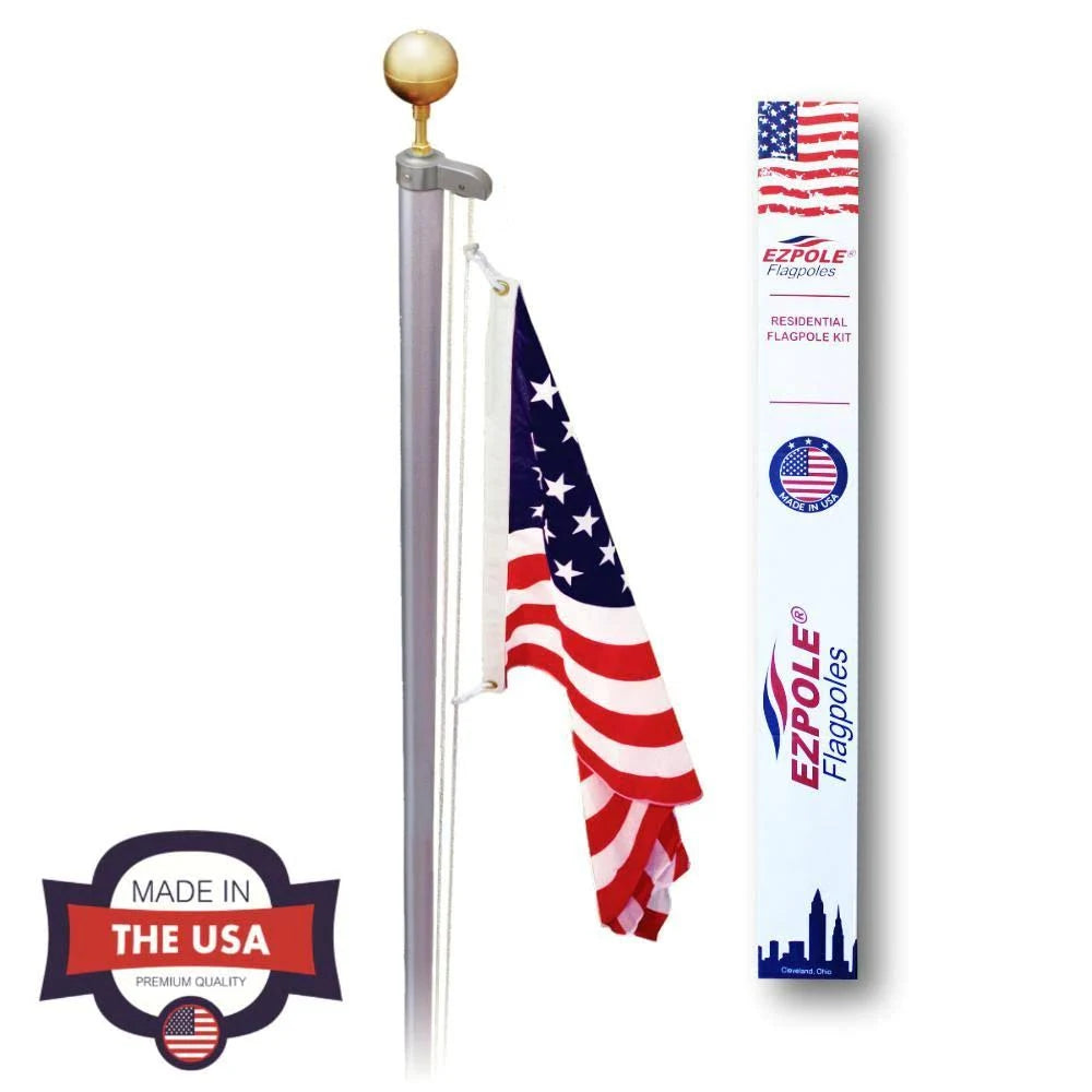 21 ft. Sectional Flagpole Kit with Rope X23432