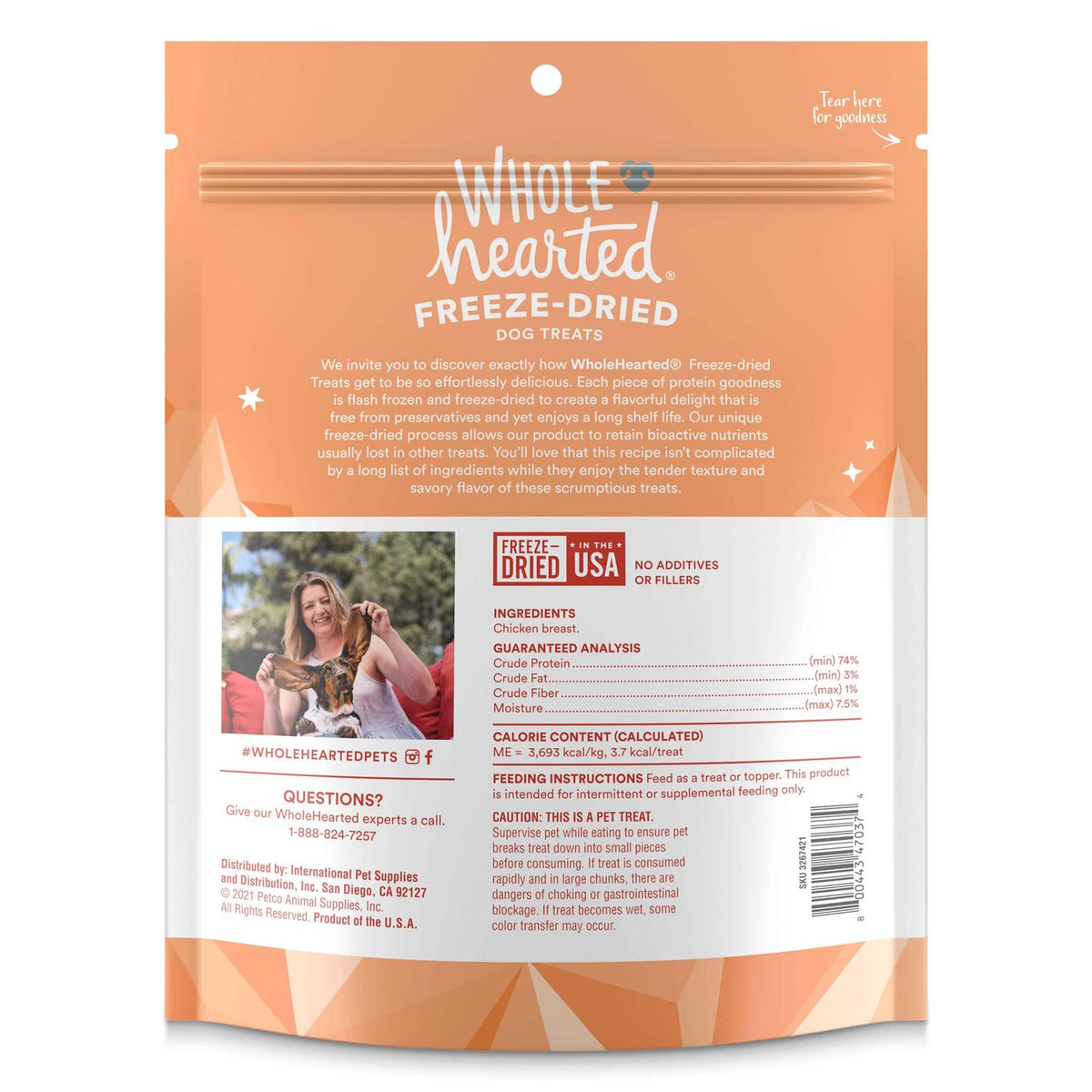 Chicken Breast Freeze Dried Dog Treats K54504