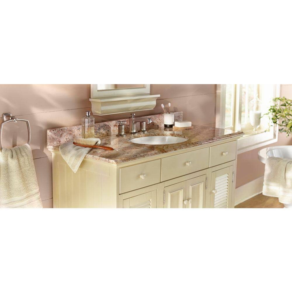 Vibrant Brushed Nickel Widespread Bathroom Faucet O905