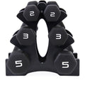 20lb Neoprene Dumbbell Set with Rack X60505