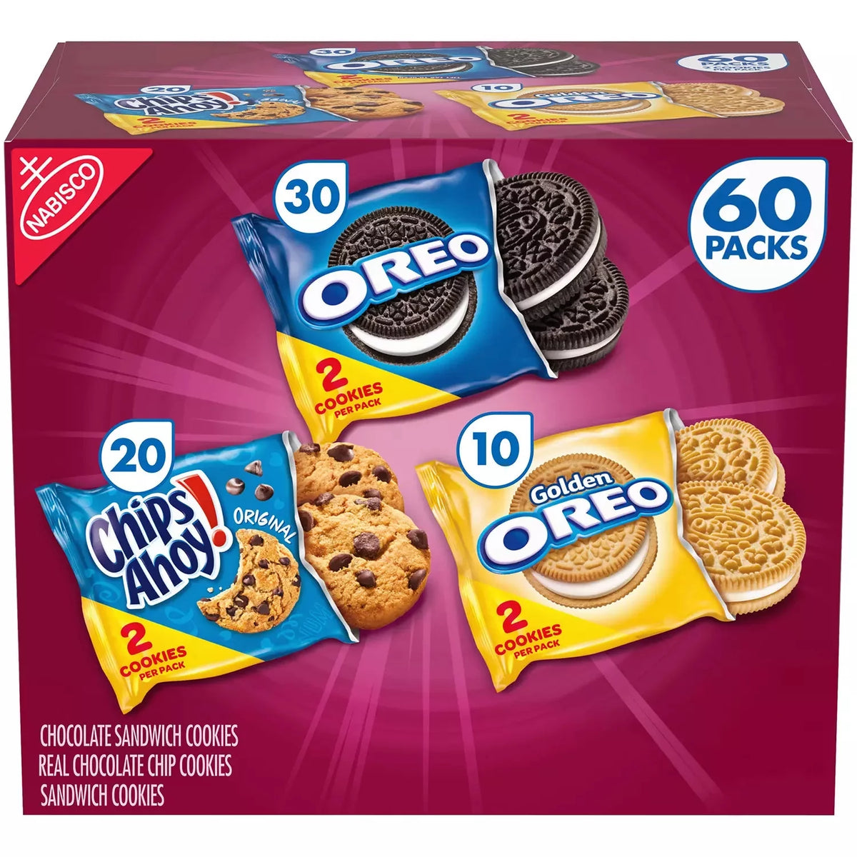 Cookie Variety Pack 60 pk C863379