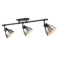 Matte Black Semi-Flush Track Light W23568