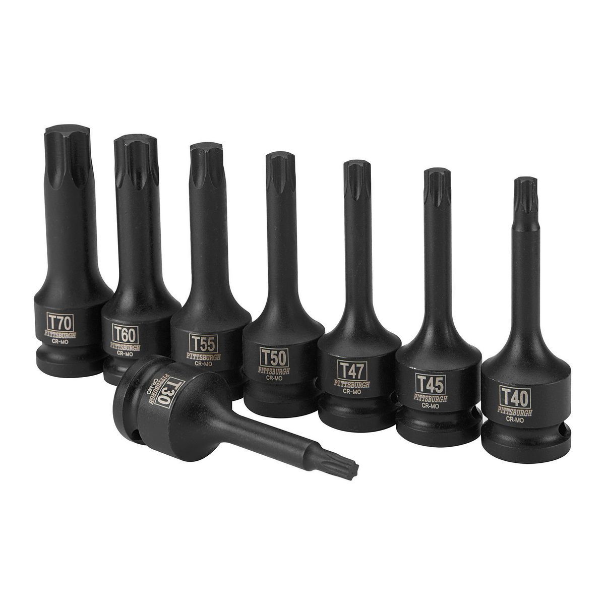 1/2 in. Drive Impact Star Bit Socket Set, 8 Piece L55568