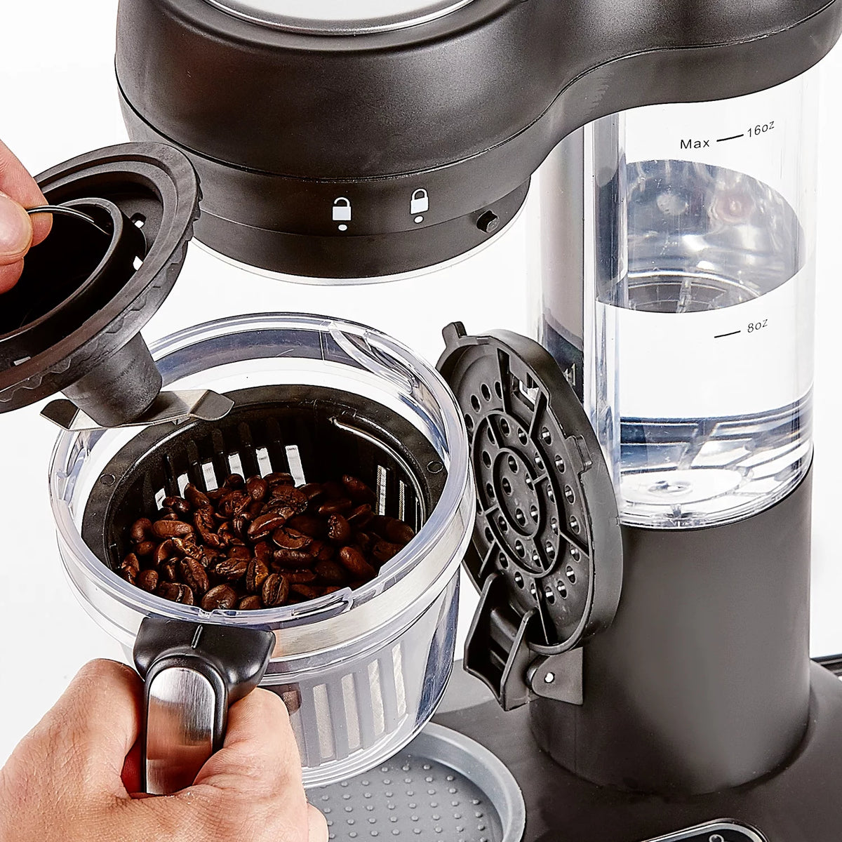 Automatic Single-Serve Coffee Maker with 16-Oz H595