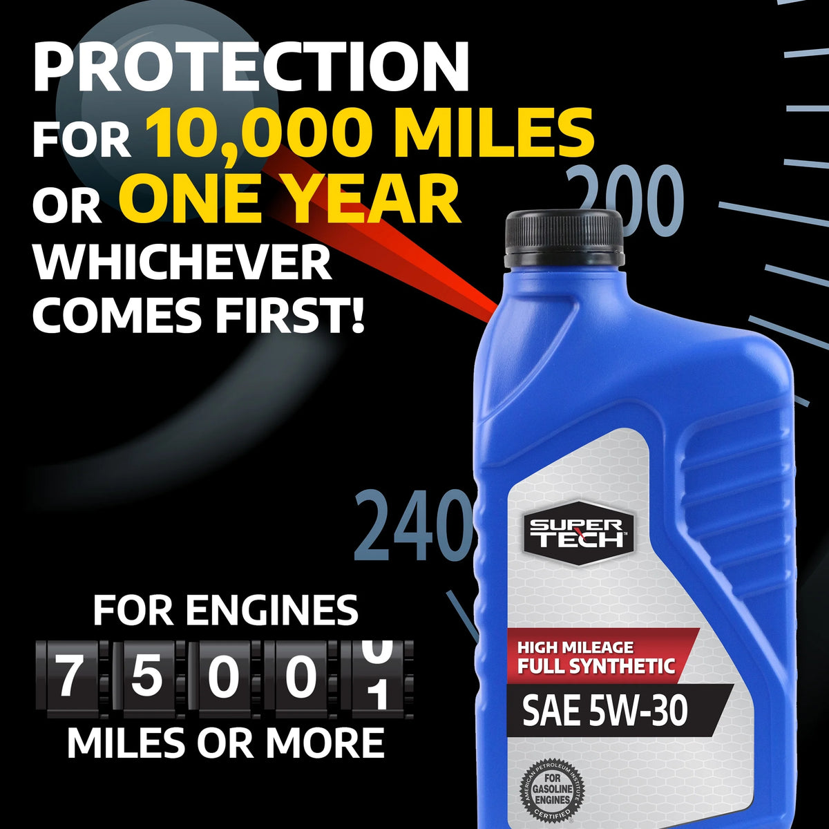 5W-30 Full Synthetic Motor Oil, 1 Quart H545